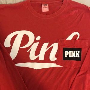 Victoria Secret Pink 100% Cotton Long Sleeve